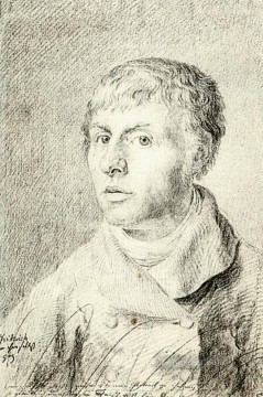  Caspar Oil Painting - Self Portrait 1800 Caspar David Friedrich
